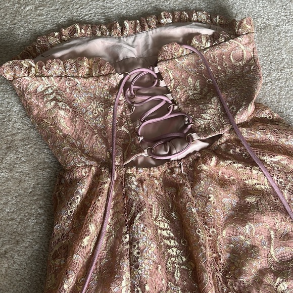 Revolve Sabina Musayev Cleo Gown in Rose Gold - Picture 6 of 8